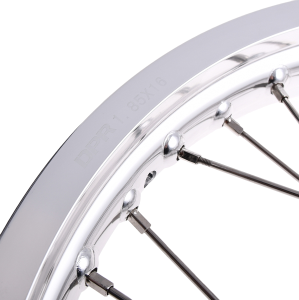 Koło jezdne 1,85x16 Simson S51 alu szprychy inox DPR