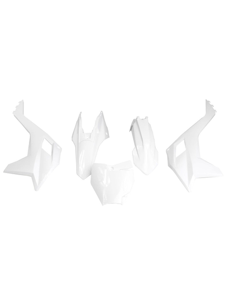 Plastiki białe komplet 2023 PitGang 125XD Enduro 140XD Enduro