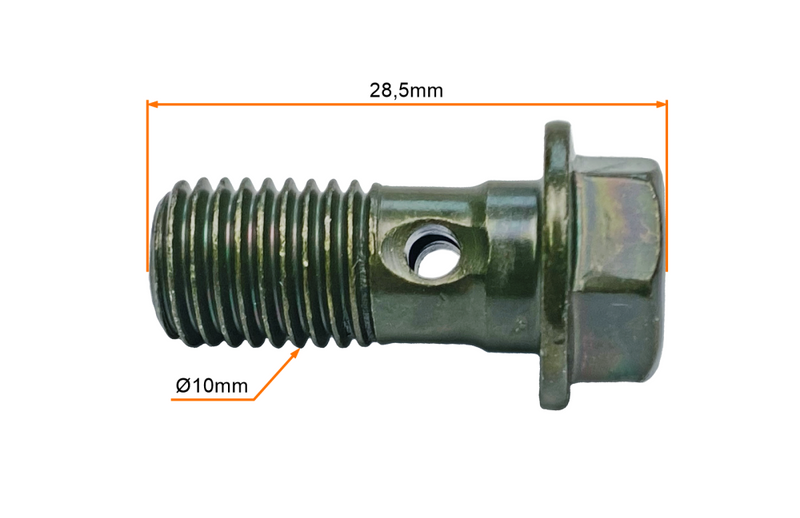 Śruba przewodu zacisku hamulca M10x1,25 pojazdy 2T 4T