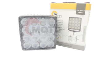 Lampa Robocza 16LED FLOOD 48W 12-24V 3300lm Mocna