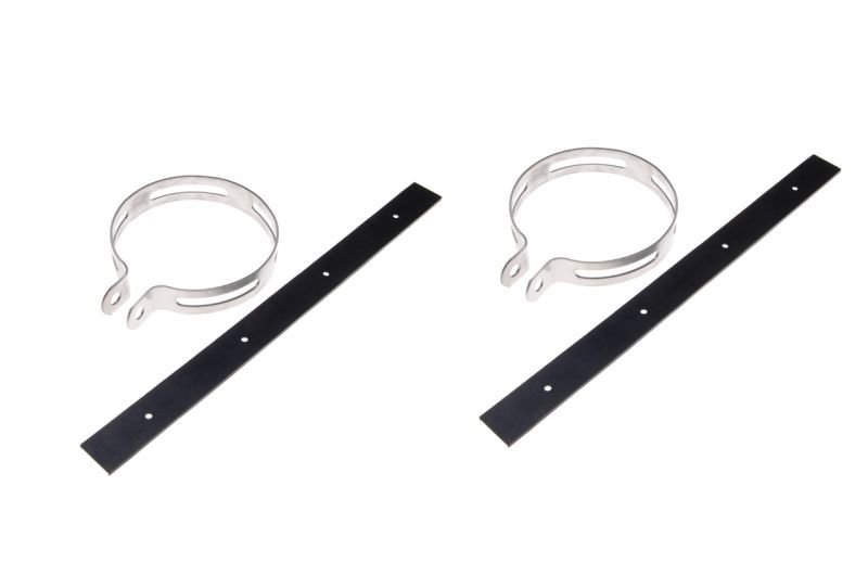 2x Obejma tłumika z gumą 4 elementy 4T 120mm