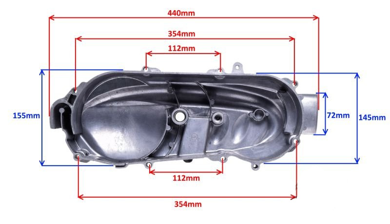 Pokrywa paska napędowego obudowa kapa quad atv SHINERAY ATV200 ST-9