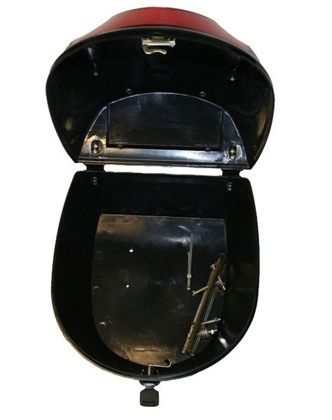 Kufer motocyklowy z oparciem