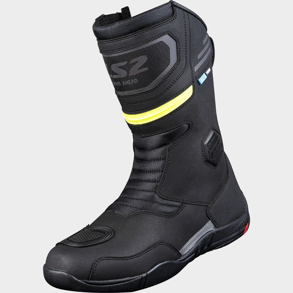 Buty motocyklowe męskie LS2 Goby Man Black Yellow wodoodporne