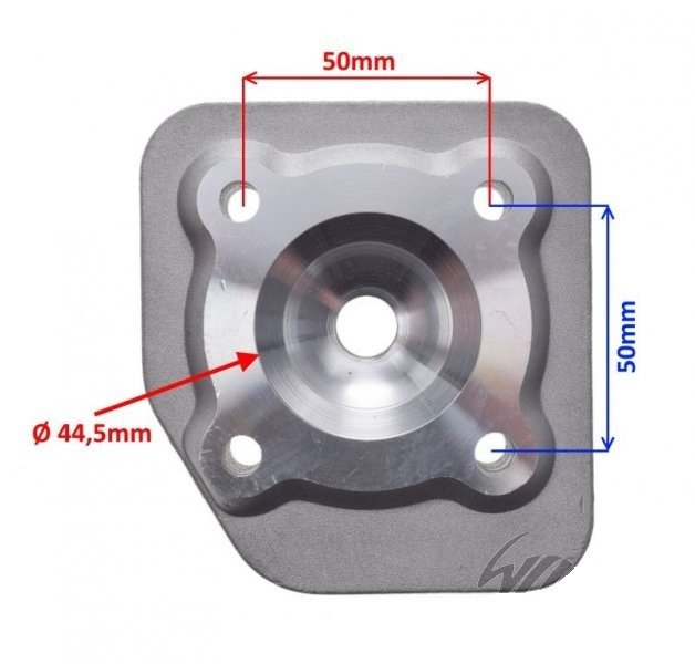 Głowica cylindra 65 cc 2t longija exactly 