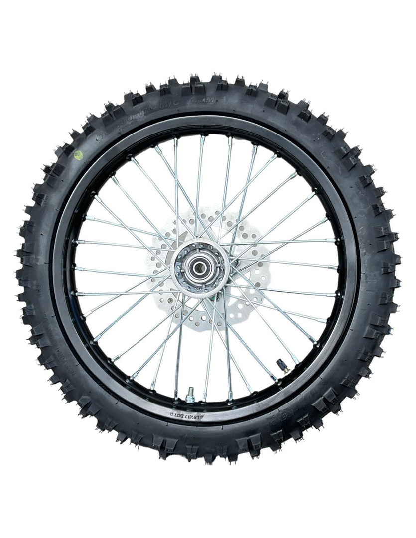 Koło 1.6x17 cali przód aluminiowe pitbike Kayo TT125 140 160 MRF Pitgang