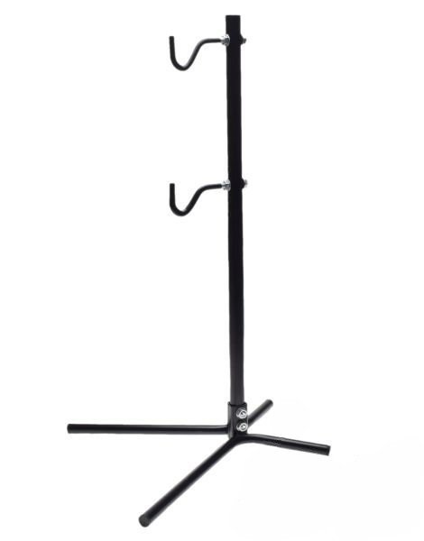 Stojak uchwyt na rower składany uniwersalny czarny