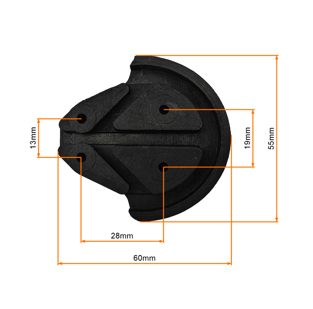 Protektory slidery podnóżków pitbike MRF 120 140 Kayo Pitgang Honda Apollo