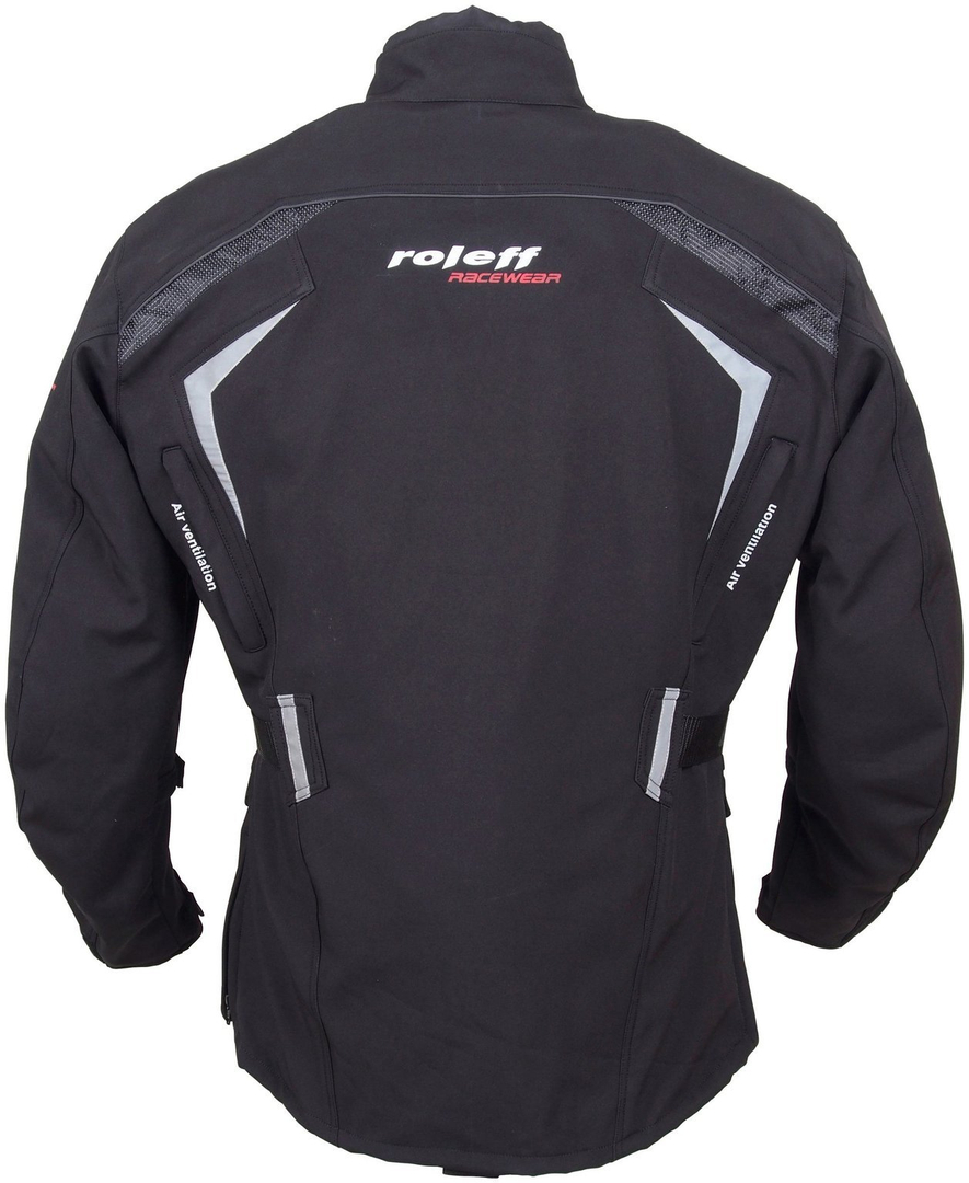 Roleff kurtka tekstylna długa softshell czarna