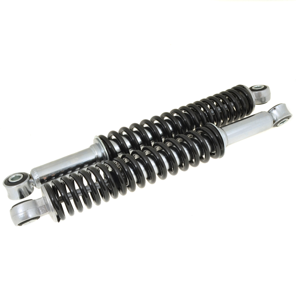 Amortyzatory tył chrom czarne 10/10/325 Romet Jawa Delux