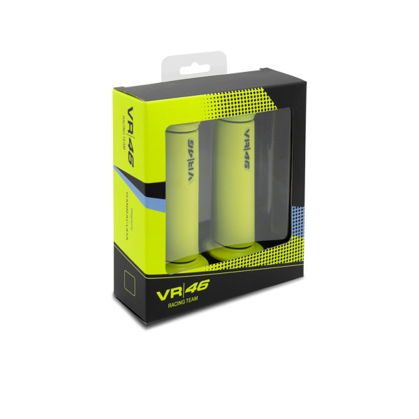 Manetki motocyklowe Barracuda VR46 żólte 122mm 22mm