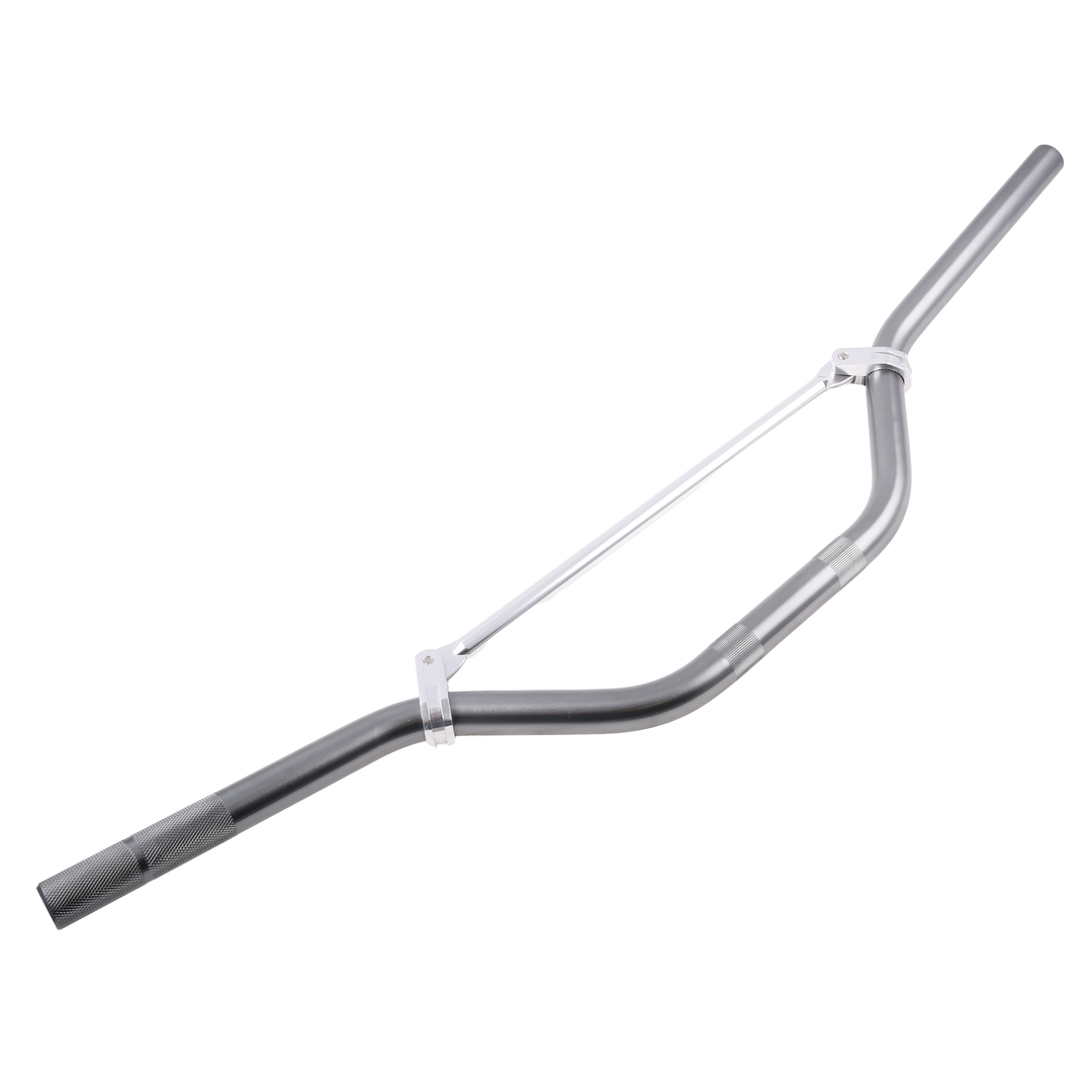 Kierownica motocyklowa uniwersalna titanium połysk 22mm 71cm Racing Force