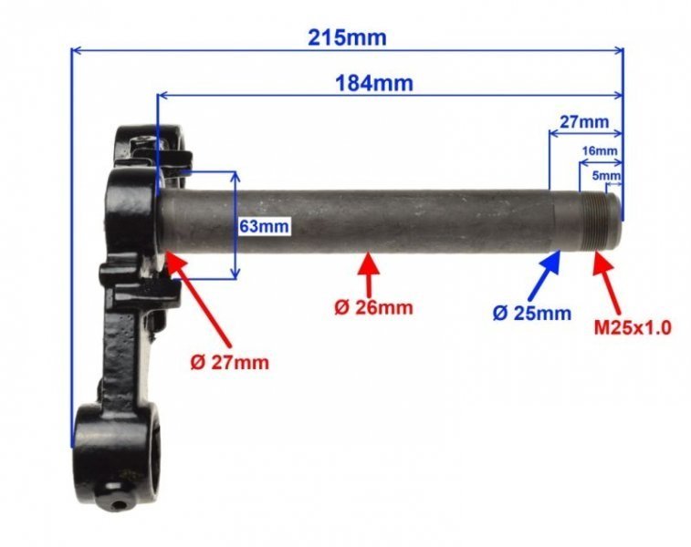 Junak 901S Widelec Półka Dolna Zawieszenia