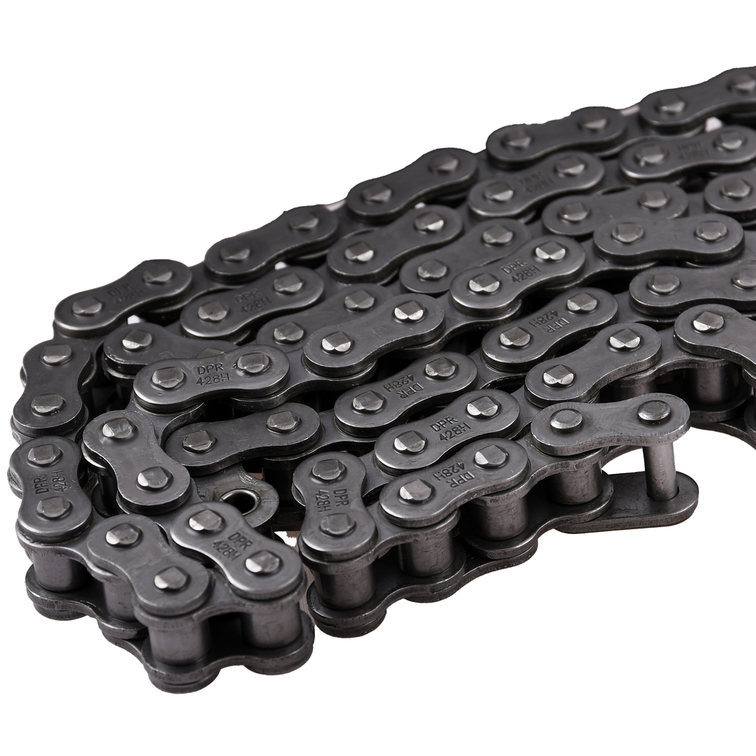 Łańcuch napędowy 118 ogniw 428H czarny wzmocniony WSK 125 DPR Performance