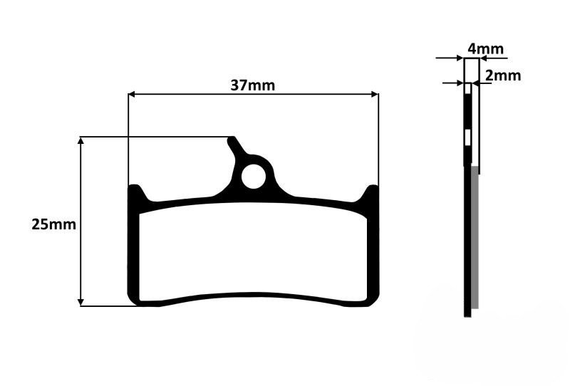 Klocki hamulca rower tarczowe metaliczne shimano