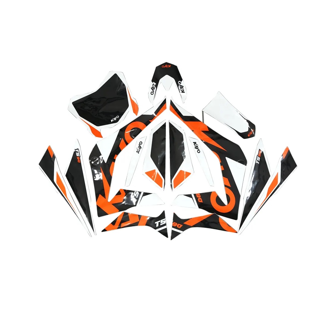 Okleina komplet naklejek cross pitbike Kayo TS90