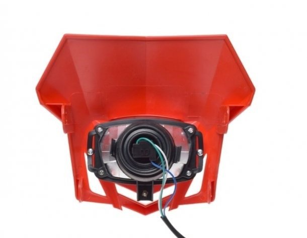 Owiewka przód z reflektorem lampa czerwona h4