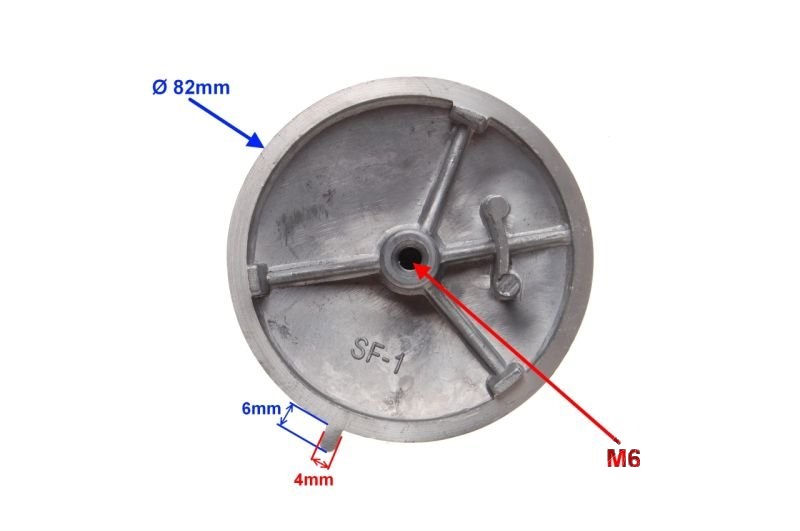 Pokrywa głowicy cylindra lewa cross 4T 125ccm