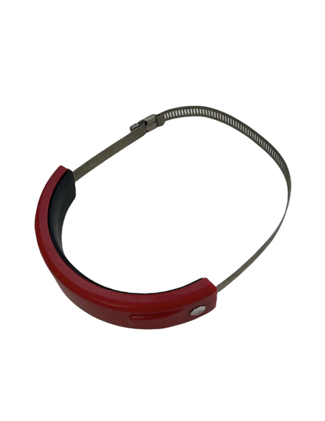 Osłona końcówki wydechu czerwona pitbike MRF 120 140 Kayo 125 140 Pitgang