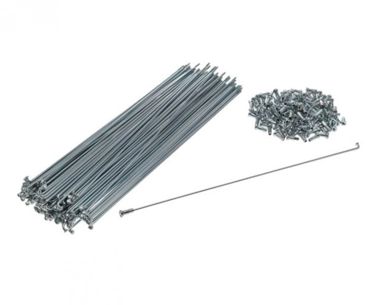 Szprychy rowerowe 264 mm 144 szt + nakrętki nyple