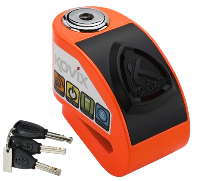 Blokada Tarczy Hamulcowej Alarm KOVIX KD6 Orange