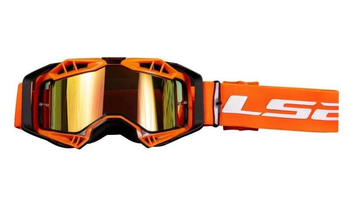Gogle cross enduro LS2 Aura Pro orange black lustro