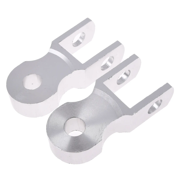 Przedłużki amortyzatora uniwersalne 45mm srebrne