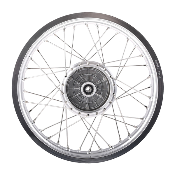 Koło jezdne 2,15x16 Simson S50/51/70 alu inox DPR