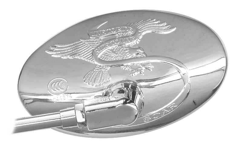 Lusterka tuningowe z orłami Morettti