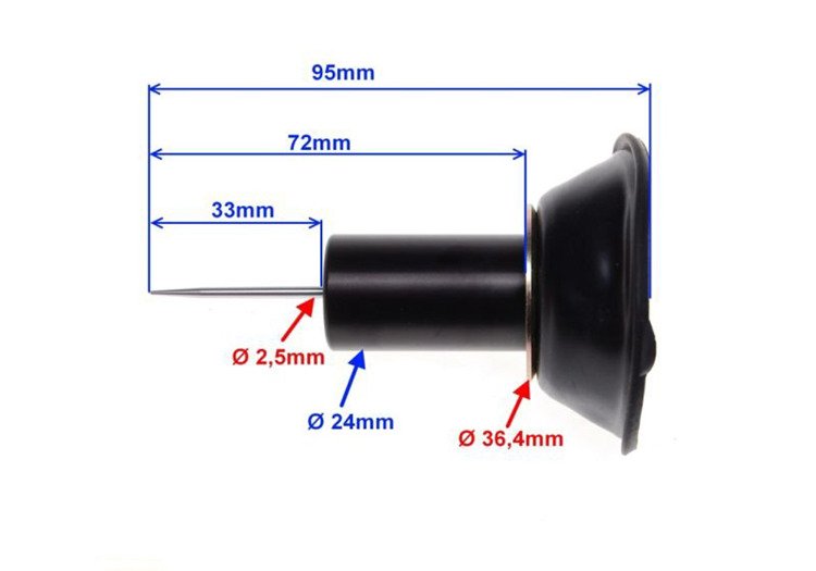 Membrana gaźnika przepustnica suzuki gn125 dr gz