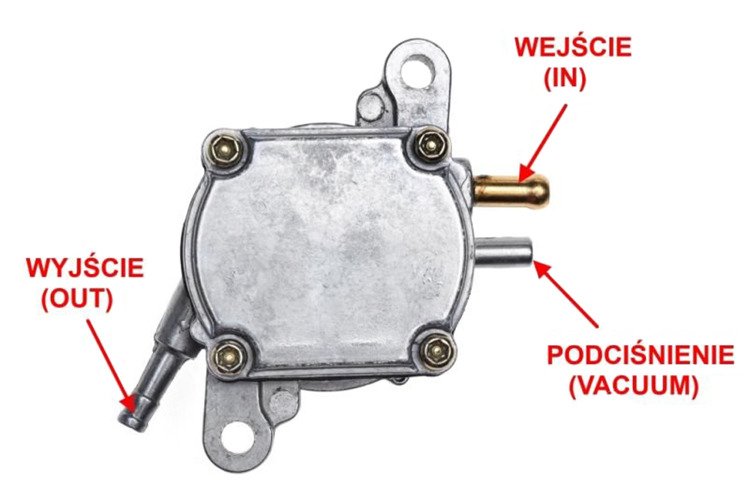 Pompa paliwa podciśnieniowa skuter motocykl Piaggio Aprilia Gilera
