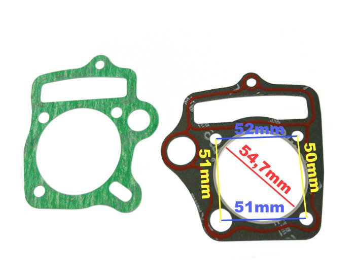 Uszczelki cylindra głowicy 154fmi zipp barton 125