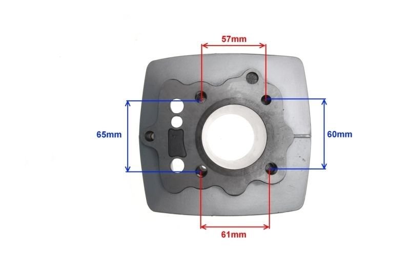 Cylinder kompletny loncin 125 4t powietrze 56,40