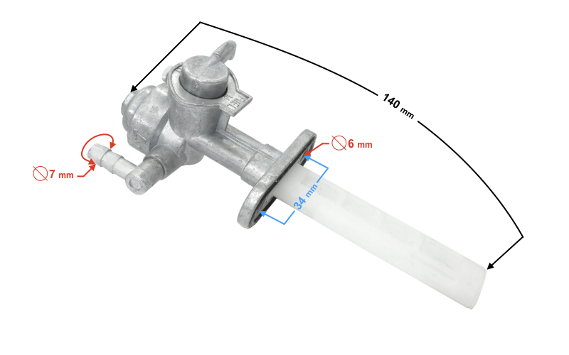 Kranik paliwa do motoroweru Barton Sprint 2 Junak Romet