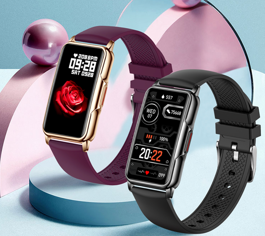 Smartwatch zegarek Rubicon RNCF04 czarny Bluetooth