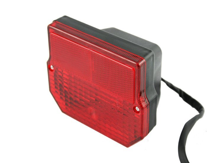 Lampa tył kwadrat czerwona simson mz etz