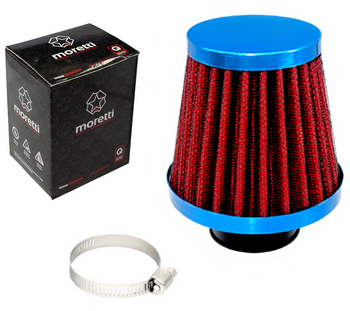 Filtr powietrza stożkowy czerwony średnica 35mm