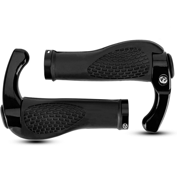 ROXAR Manetki rowerowe gripy z rogami czarne MTB Enduro Cross Miejski