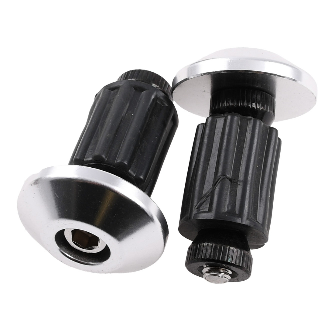 Ciężarki kierownicy alu srebrne Racing Force