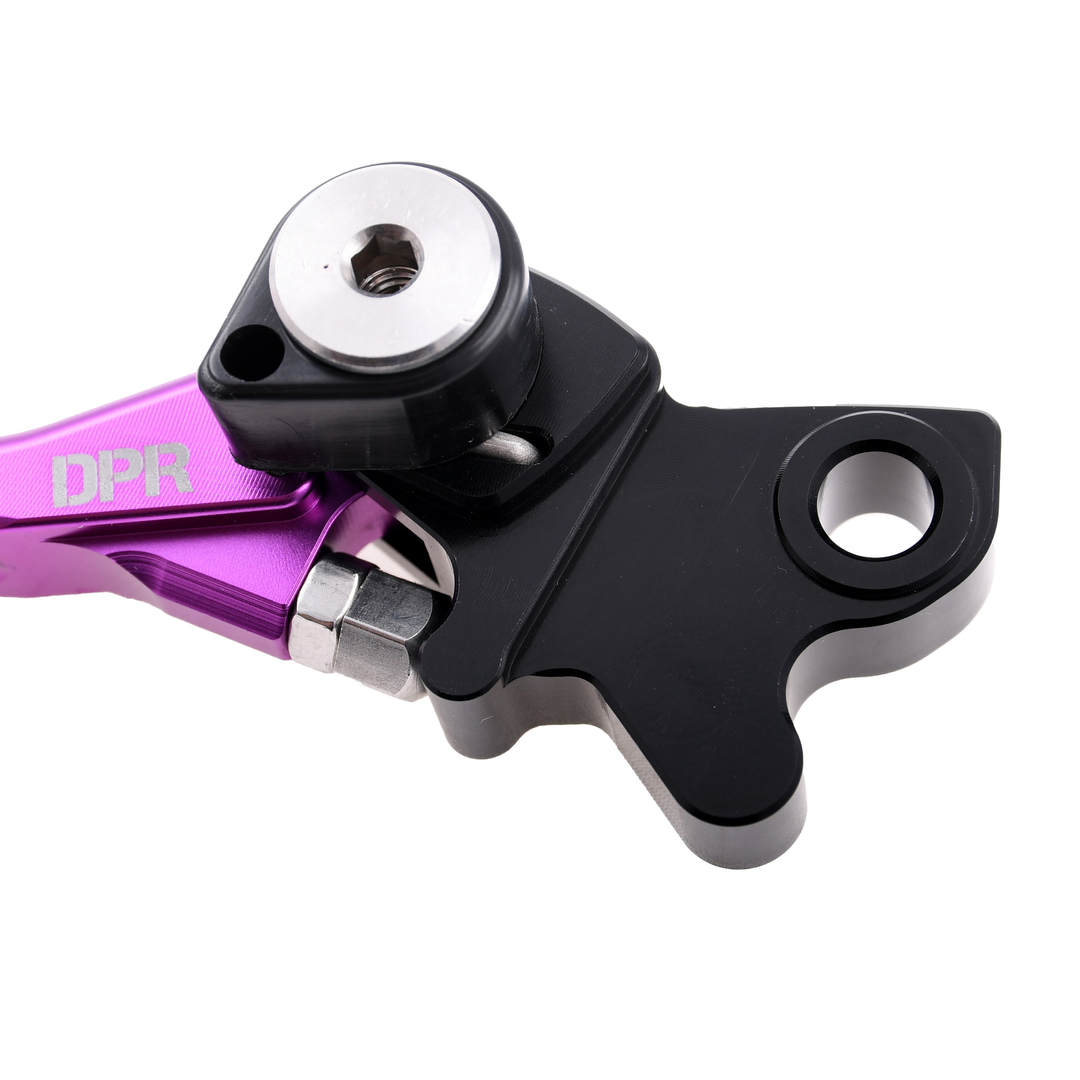 Dźwignia hamulca tarczowego fioletowa aluminiowa Simson DPR Performance