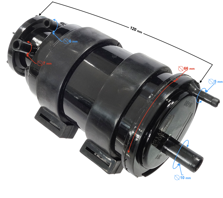 Filtr oparów paliwa Barton B-max