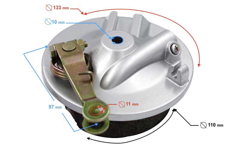 Jarzmo hamulca przedniego do motoroweru Ranger Classic (E4)