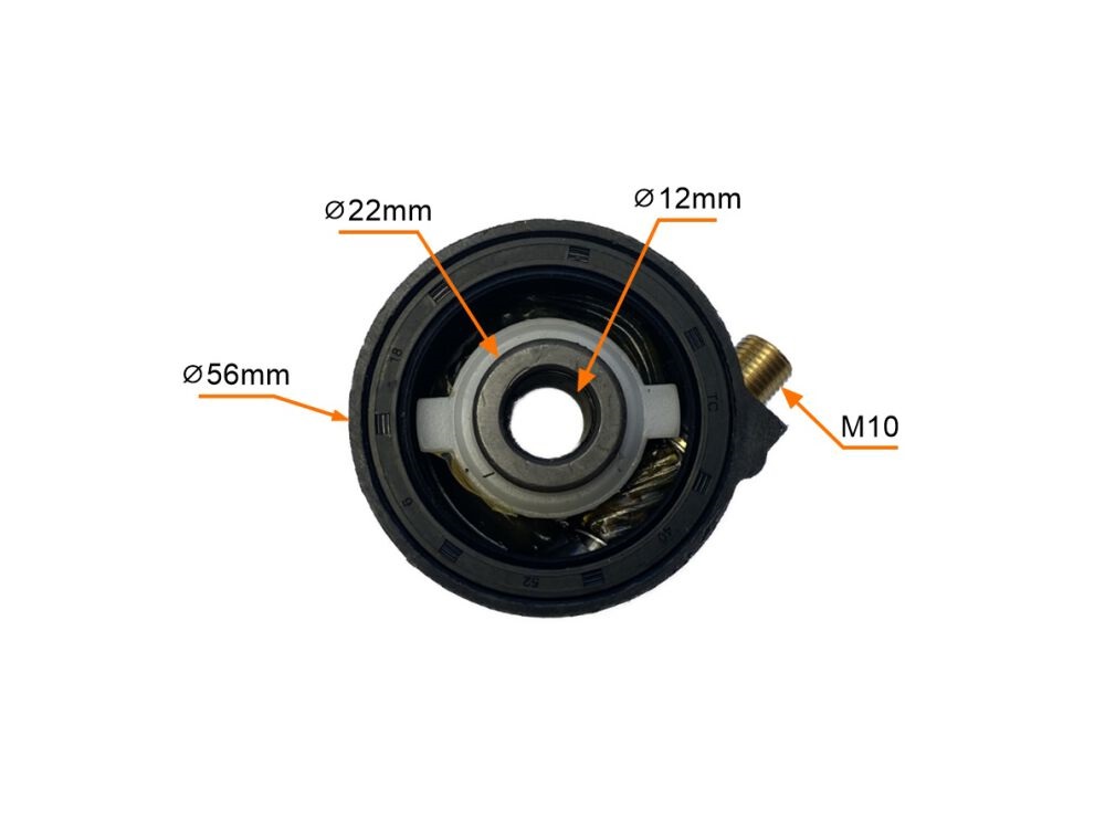 Ślimak prędkościomierza napęd licznika Piaggio Zip N/M 2000 - prawy