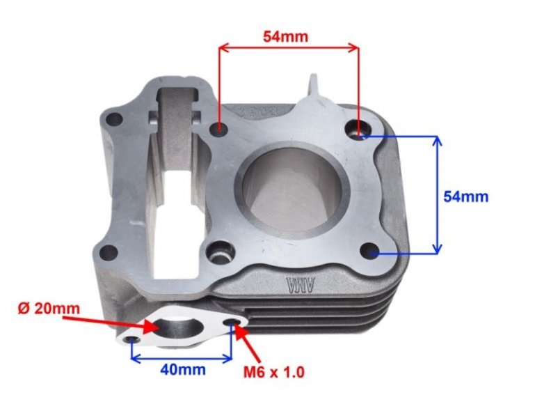 Cylinder Sym Orbit 4T 50ccm komplet