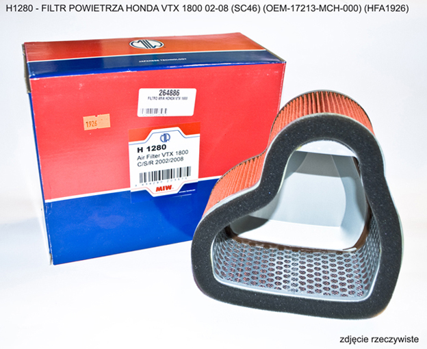MIW Meiwa filtr powietrza Honda VTX 1800 02-08 (SC46) (HFA1926)