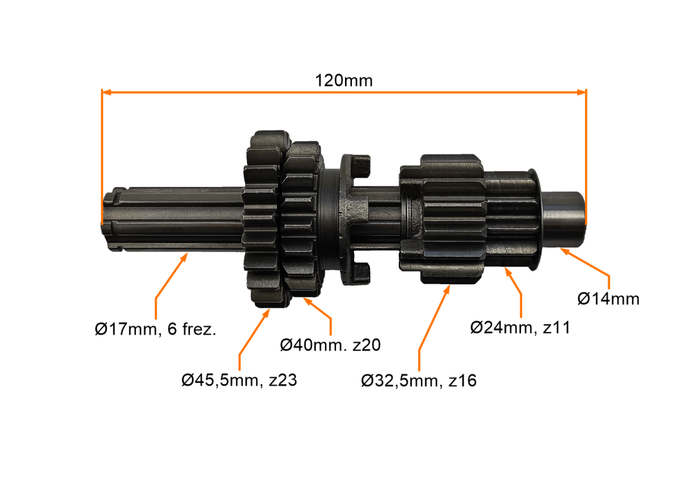 Skrzynia biegów YM50-8B Street FMB 50 - 110 Chopper King Junak