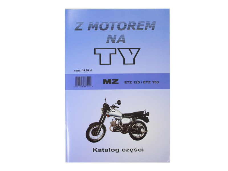 Katalog części schemat "Z Motorem Na Ty" motocykle MZ ETZ 125 150