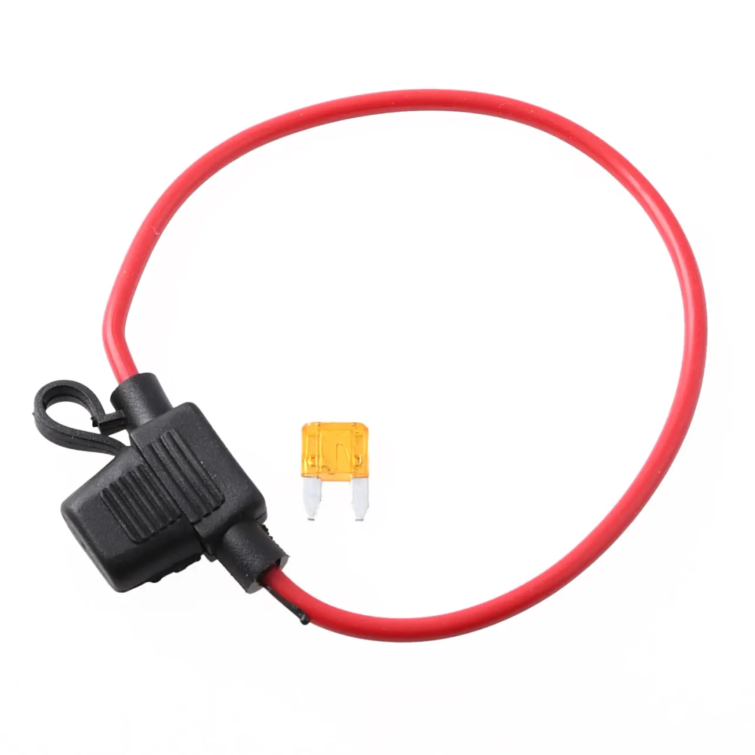 Puszka bezpiecznika płaskiego / płytkowego 19mm 25A z przewodem