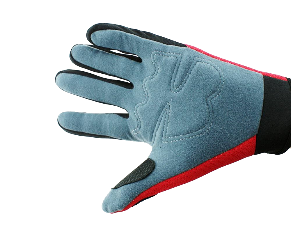 Rękawice motocyklowe czerwone Cross Quad Atv