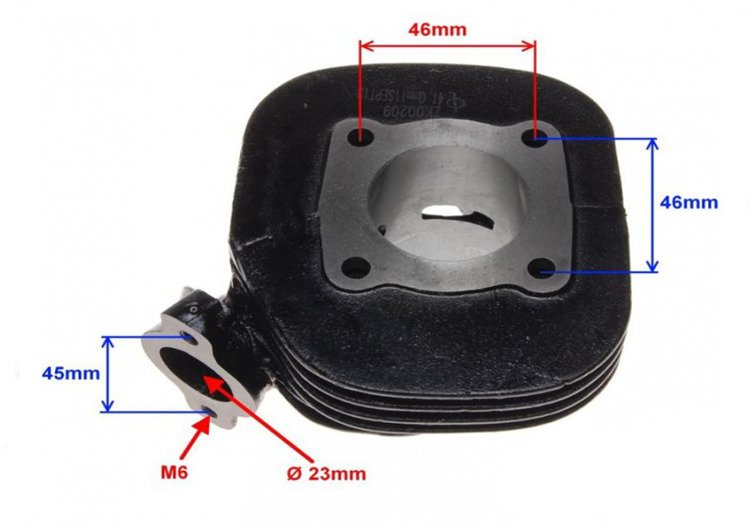 Cylinder 2t 50cm3 41mm kpl kinroad kos mikron
